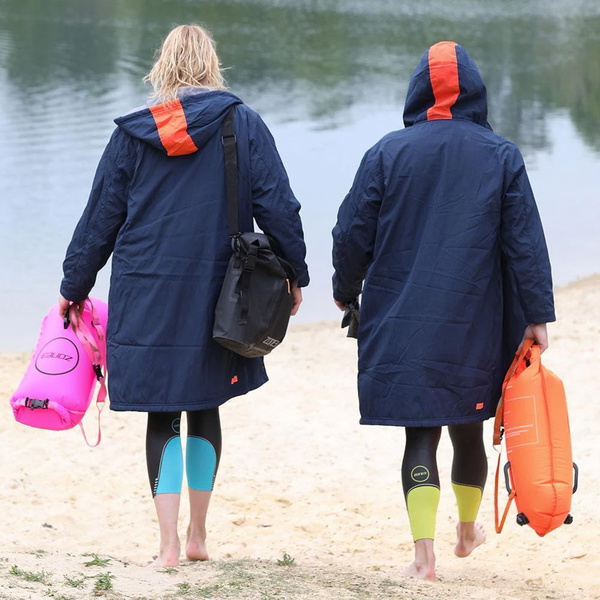 2023 Zone3 Swim 28l Dry Bag Sleepdrijver Sa18sbdb - Hi-vis Roze